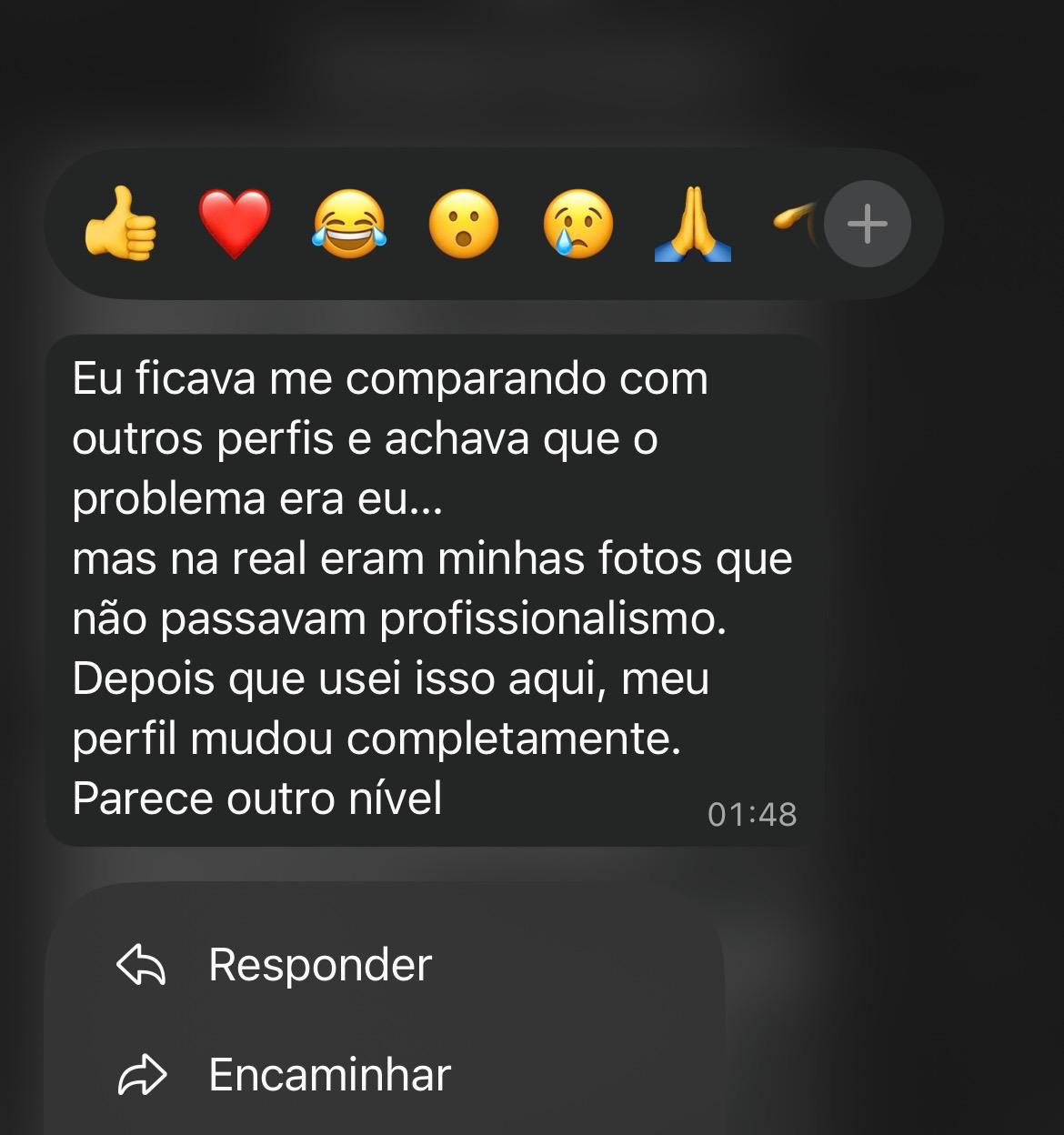 Depoimento: meu perfil mudou completamente